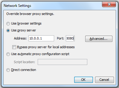 Java Network Settings